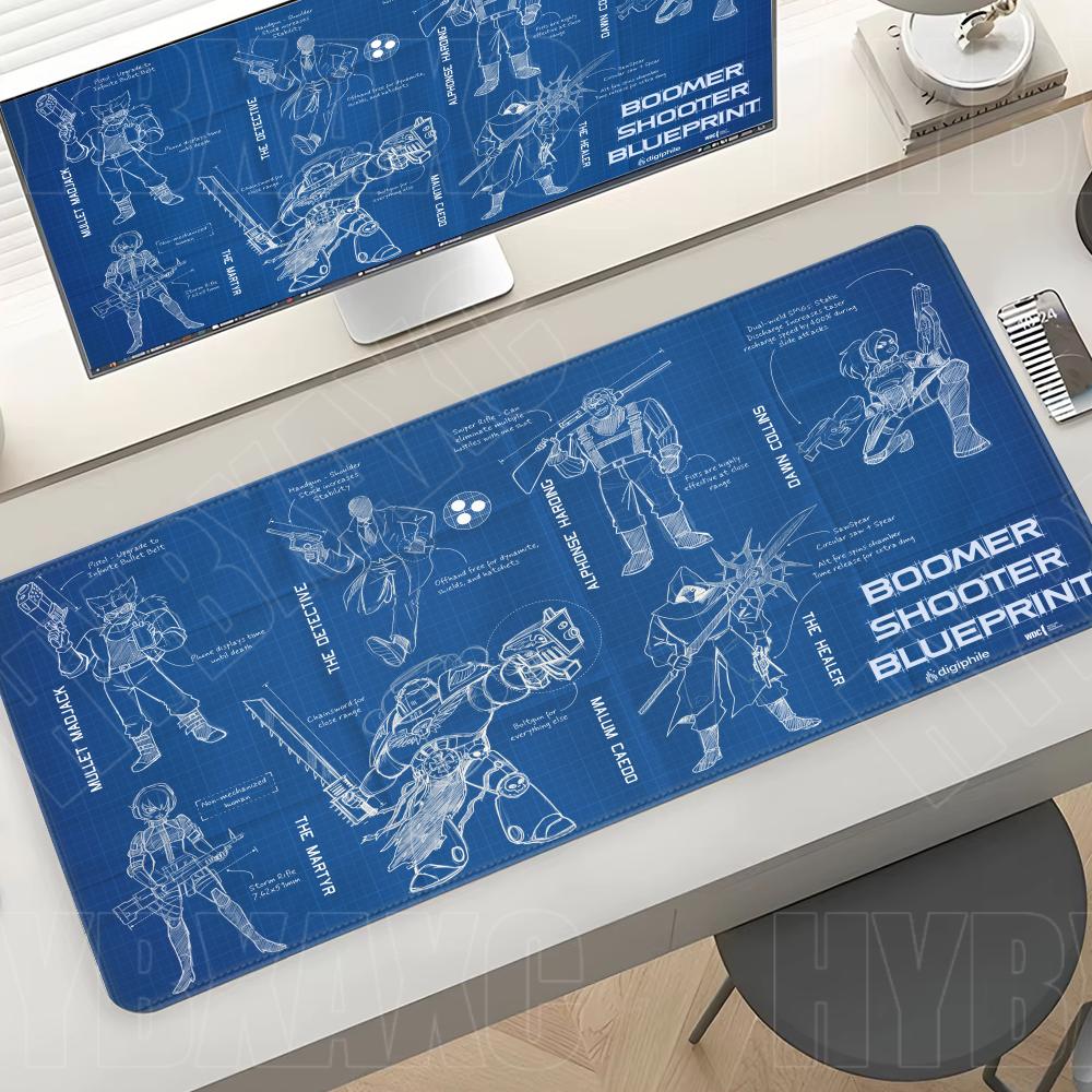แผ่นรองเมาส์สีดำขนาดใหญ่ ลายวิ - Pc Gaming Drawing บทวิจารณ์และราคา
