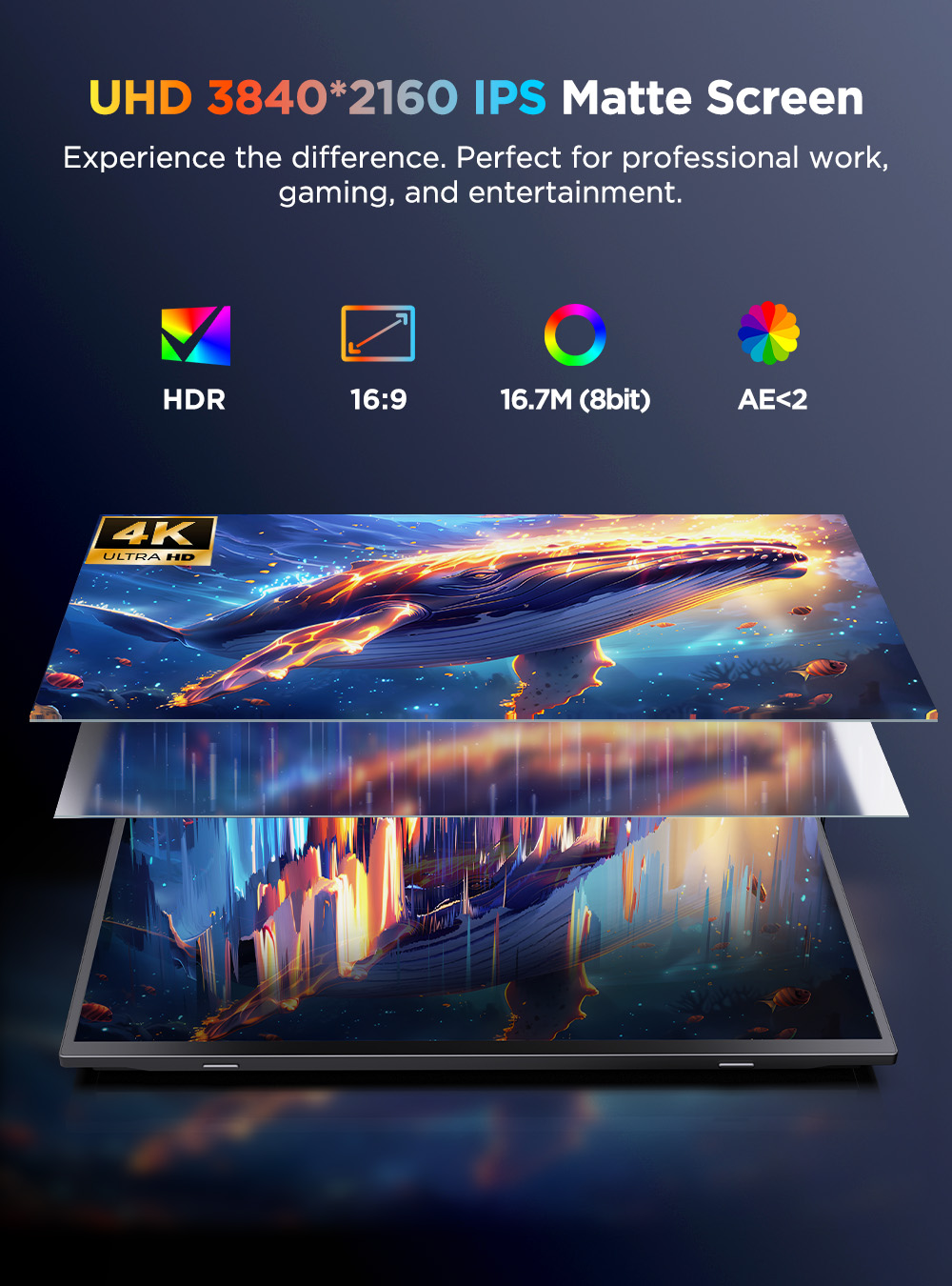 UPERFECT UColor J1 จอภาพพกพาแบ - Pc Gaming Y Monitor บทวิจารณ์และราคา