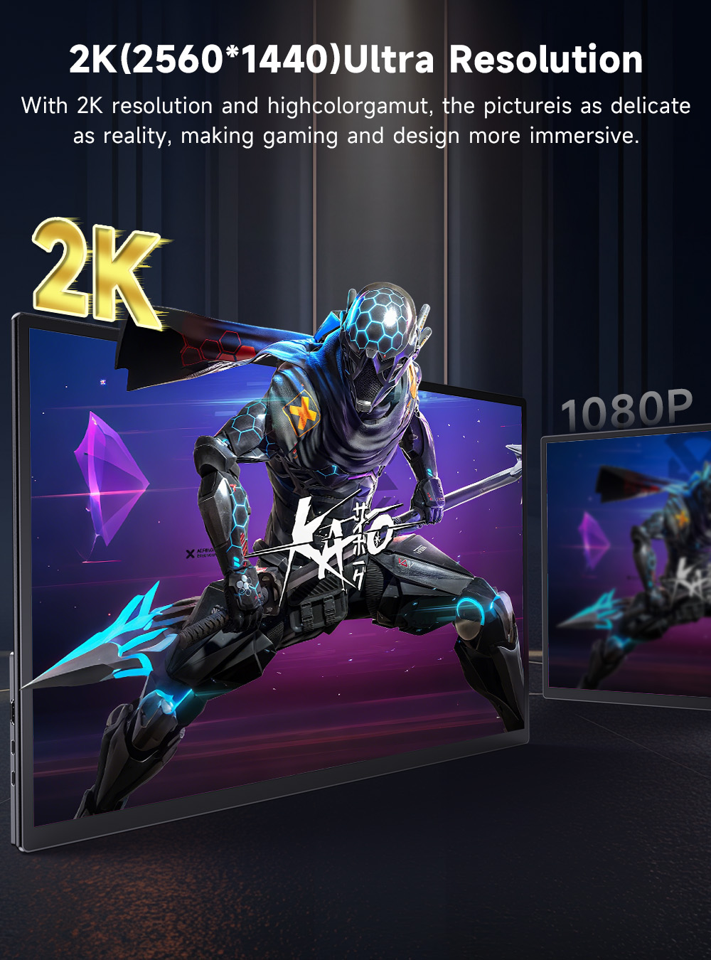 จอภาพพกพา UPERFECT ขนาด 23.8 น - Pc Gaming Y Monitor บทวิจารณ์และราคา