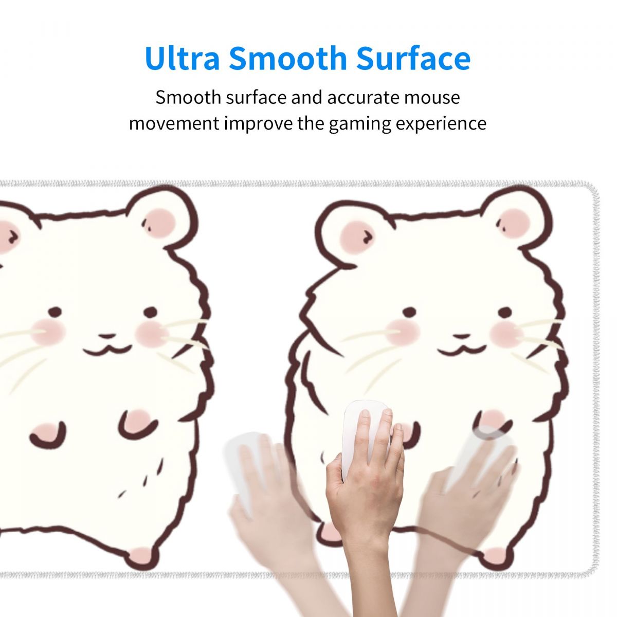 แผ่นรองเมาส์ลายหนูแฮมสเตอร์น่า - Pc Gaming Drawing บทวิจารณ์และราคา